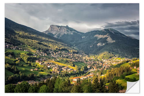 Sticker mural Dolomites Valley