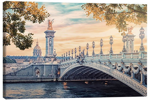 Quadro em tela Beautiful Paris