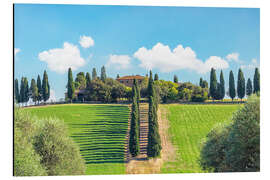 Tableau en aluminium Tuscany Countryside