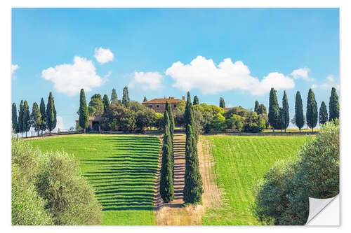 Sticker mural Tuscany Countryside