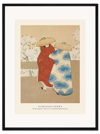 Gerahmter Kunstdruck Hanami Season, Flowers of a Hundred Generations (Momoyogusa)