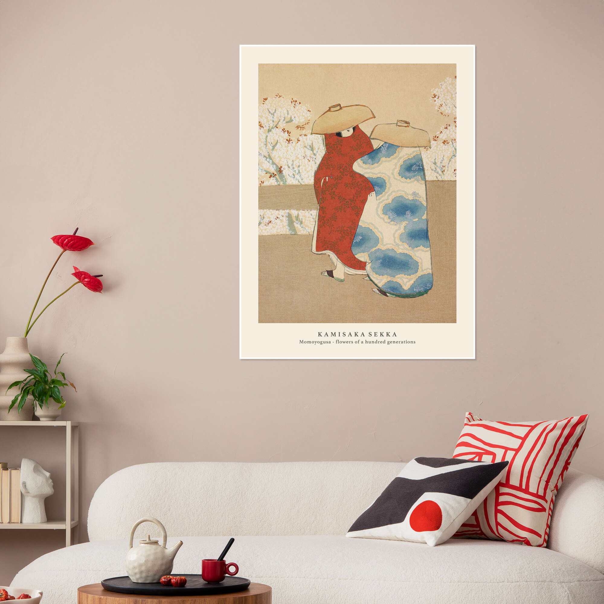 Hanami Season, Flowers of a Hundred Generations (Momoyogusa) print