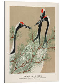 Magnettafel Cranes, Flowers of a Hundred Generations (Momoyogusa)