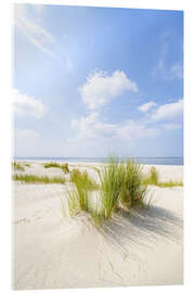 Acrylic print  Summer weather on the North Sea beach - Jan Christopher Becke