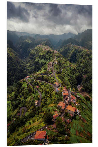 Foam board print Magnificent Madeira