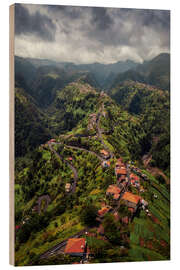 Wood print Magnificent Madeira