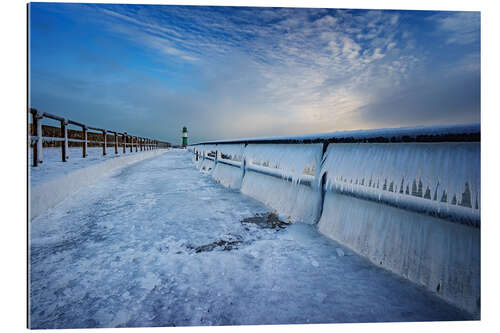 Quadro em plexi-alumínio Frozen Coast