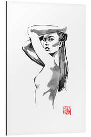 Magnettafel Frau im Profil