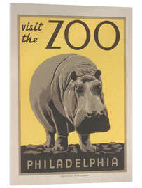 Gallery print Visit the Zoo (Vintage Philidelphia Zoo Advert)