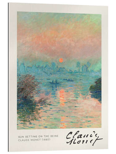 Gallery print Sun Setting on the Seine