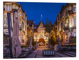 Cuadro de aluminio Historic Hotel Le Normandy in the evening