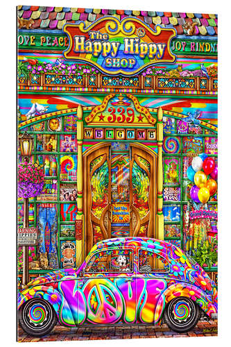 Gallery print Happy Hippy Shop