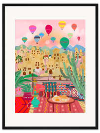 Gerahmter Kunstdruck Kappadokien