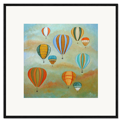 Impression artistique encadrée Rising High