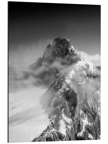 Aluminium print Summit Hoher Dachstein in Austria