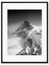 Gerahmter Kunstdruck Gipfel Hoher Dachstein in Österreich