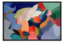 Gerahmter Kunstdruck Abstraktion