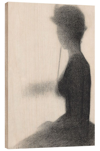 Puutaulu Seated Woman with a Parasol