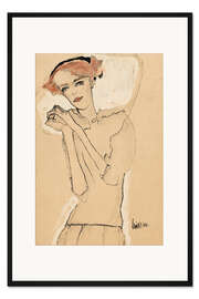 Gerahmter Kunstdruck Frauenbildnis III