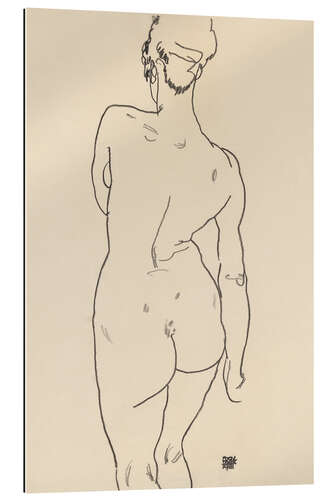 Gallery print Female Nude, Back View