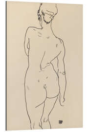 Magnettafel Weiblicher Rückenakt