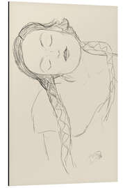 Magnettafel Halbfigur einer jungen Frau