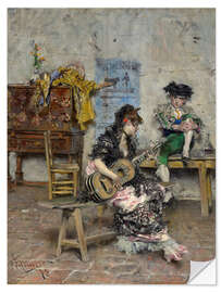 Wall sticker A Guitar Player