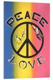 Gallery print Peace, Love