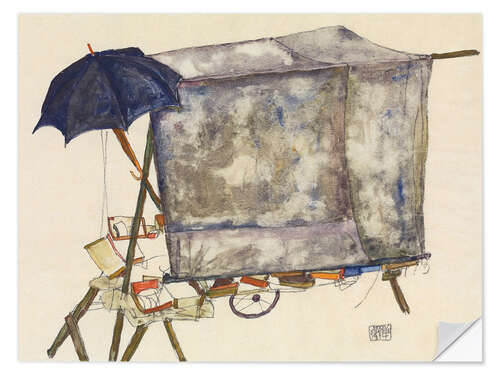 Adesivo murale Street Cart
