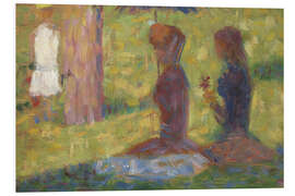 Foam board print Study of Figures for La Grande Jatte