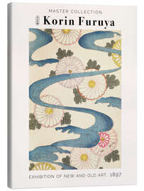 Canvastavla  Pattern with Flowers, 1897 - Korin Furuya