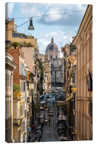 Canvas print Monti neighborhood, Rome