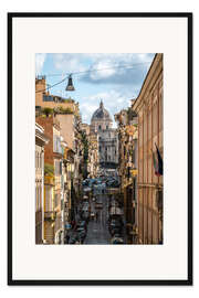 Gerahmter Kunstdruck Monti-Viertel, Rom