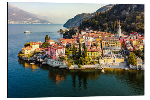 Alubild Varenna, Comer See, Italien