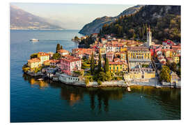 Foam board print Varenna, lake Como, Italy