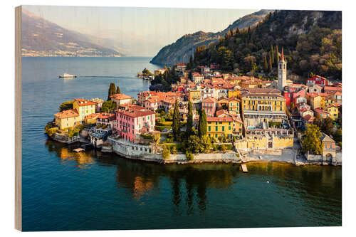 Puutaulu Varenna, lake Como, Italy