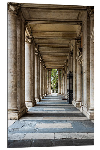 Quadro em plexi-alumínio Colonnade, Capitoline hill, Rome