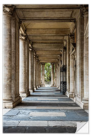 Selvklebende plakat Colonnade, Capitoline hill, Rome