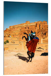 Gallery Print Das zügellose Pferd, Ait Benhaddou, Marokko