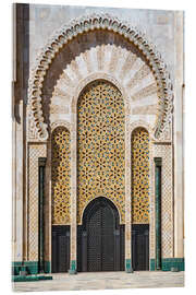 Akrylglastavla  Arabic door, Morocco - Matteo Colombo