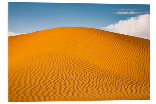 Tableau en PVC Sand dune, Sahara, Morocco