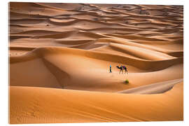 Akrylbilde  Travelling through desert, Morocco - Matteo Colombo