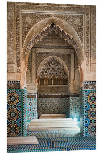 Foam board print Moroccan architecture, Marrakesh