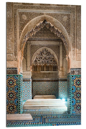 Tableau en plexi-alu Moroccan architecture, Marrakesh