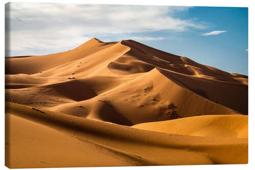 Lærredsbillede The Sahara desert, Morocco