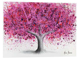 Foam board print Blossom Orb Tree