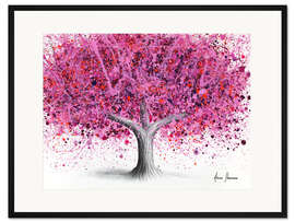 Gerahmter Kunstdruck Blossom Orb Tree