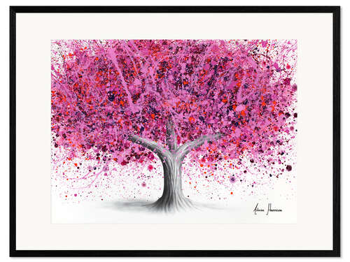 Impression artistique encadrée Blossom Orb Tree