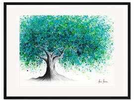 Gerahmter Kunstdruck Tweed River Tree