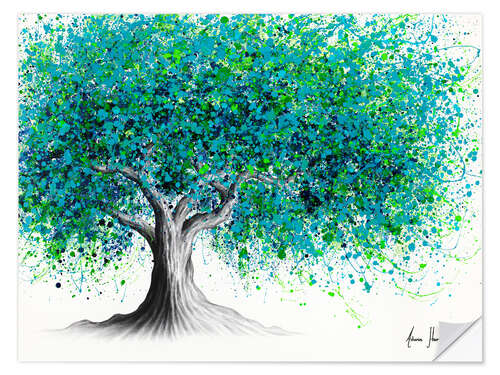 Wall sticker Tweed River Tree